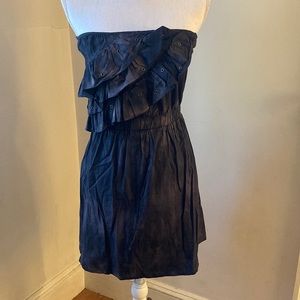 Sweet Love Black/Grey Tie Dye Strapless Dress
